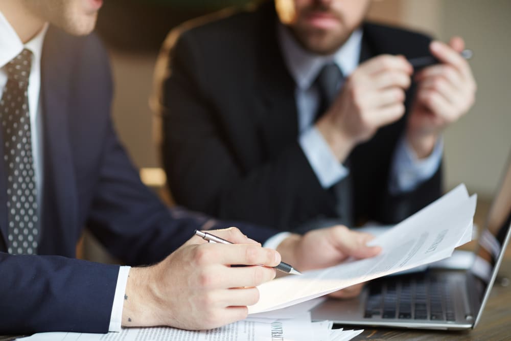 Reunión de trabajo en el despacho